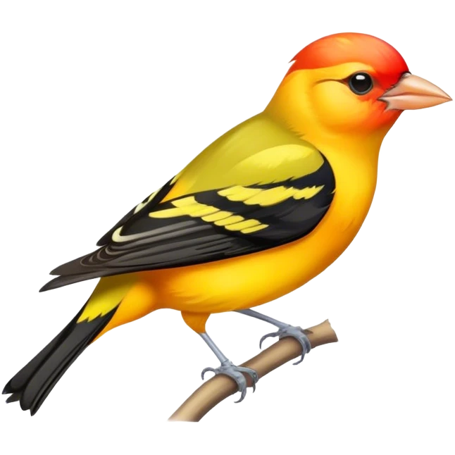 Western Tanager Songbird emoji