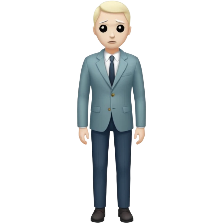 dead man full body with blazzer  emoji