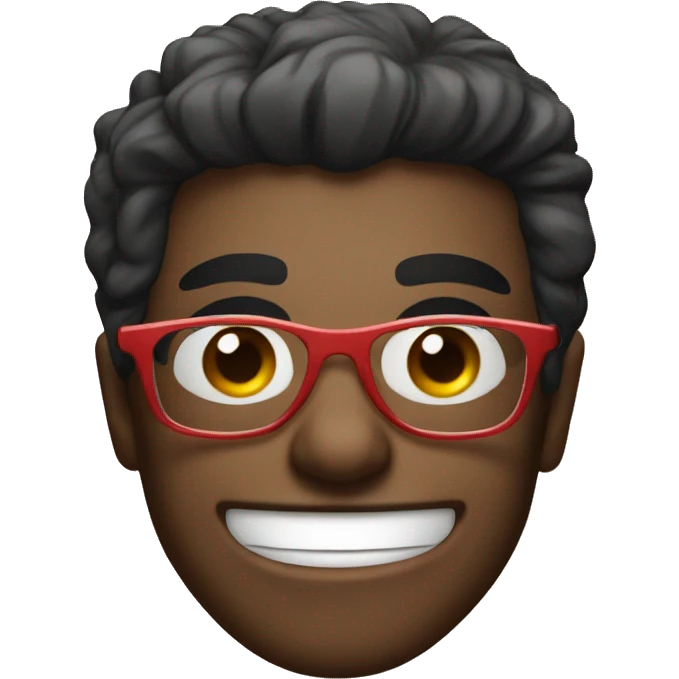 spiderman face with glasses emoji