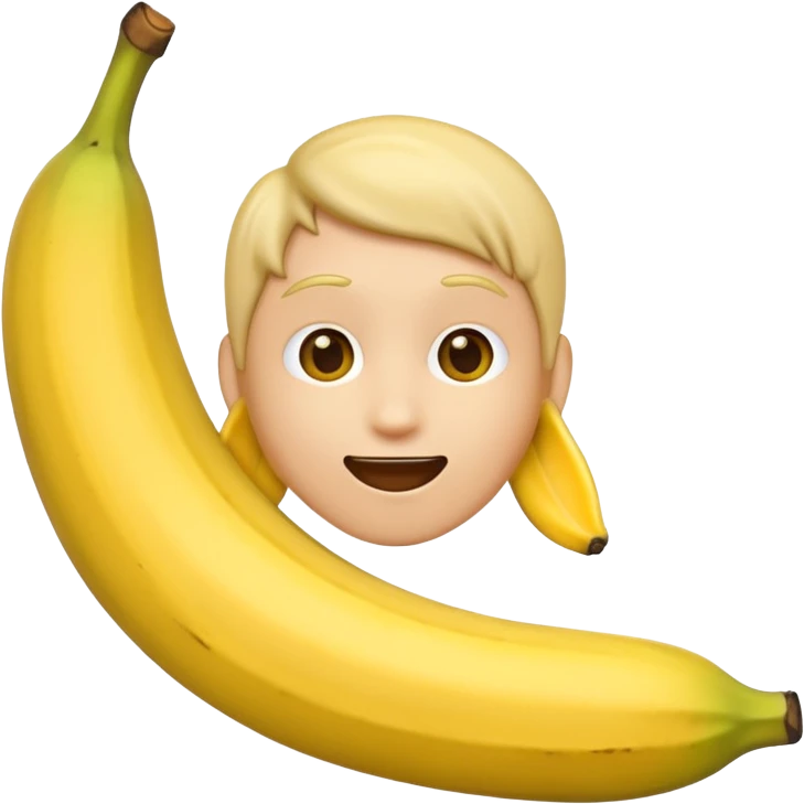 Emoji with banaan in ear emoji