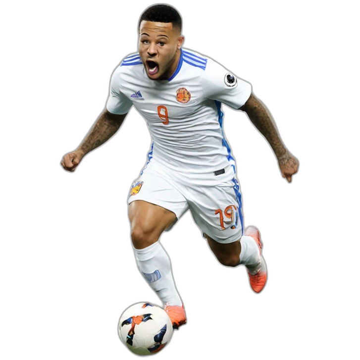 Memphis Depay Celebrating emoji