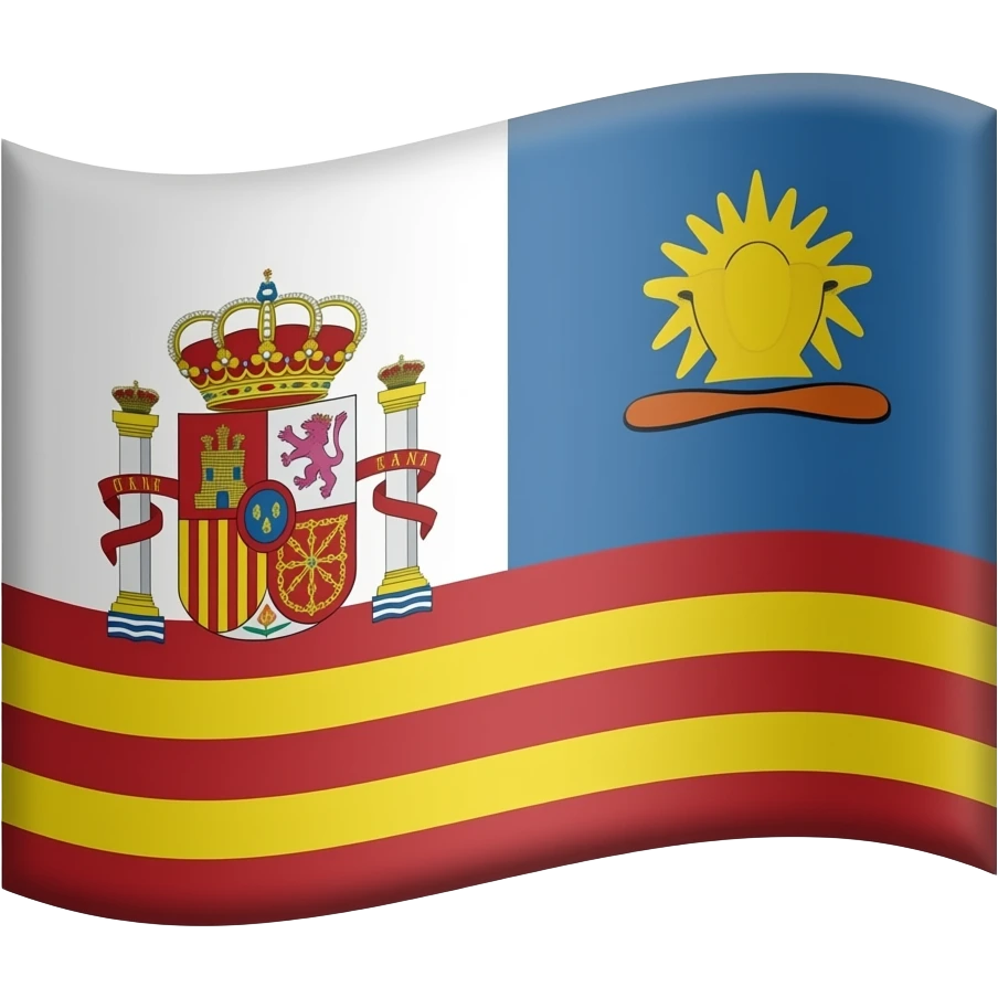 bandera de la ciudad de cuenca en españa emoji