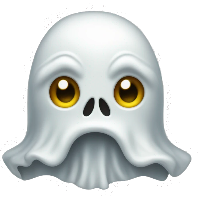 bow ghost emoji