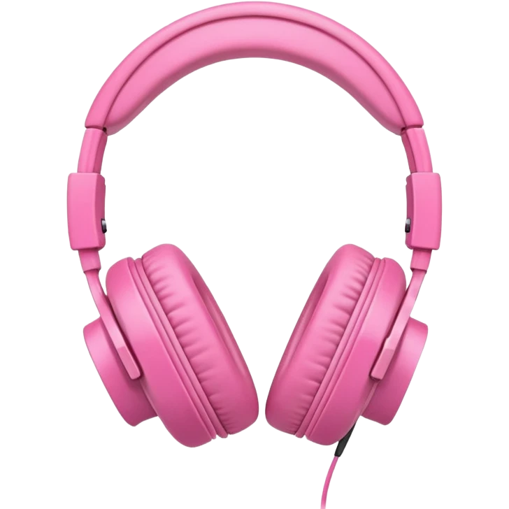 Pink Headphone other model emoji
