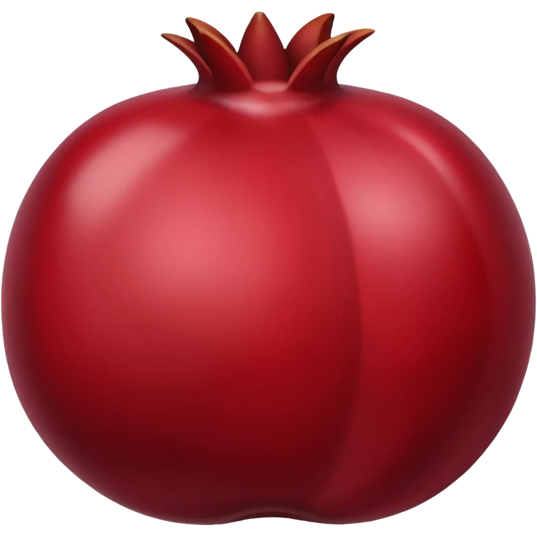 juicy, dark pomegranate emoji