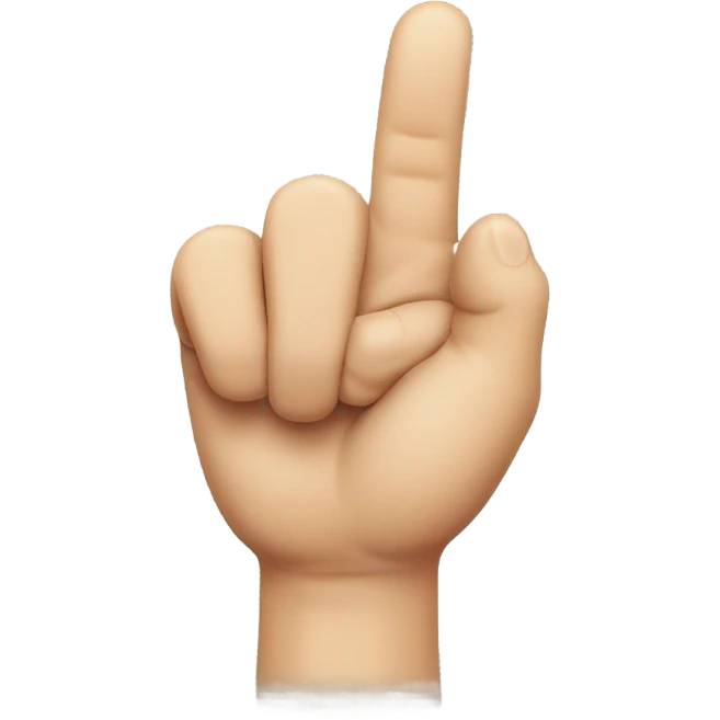 Finger and thumb pointed downwards  emoji