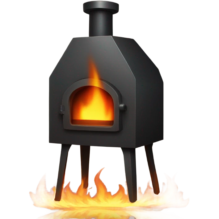 dark iron furnace fire face emoji