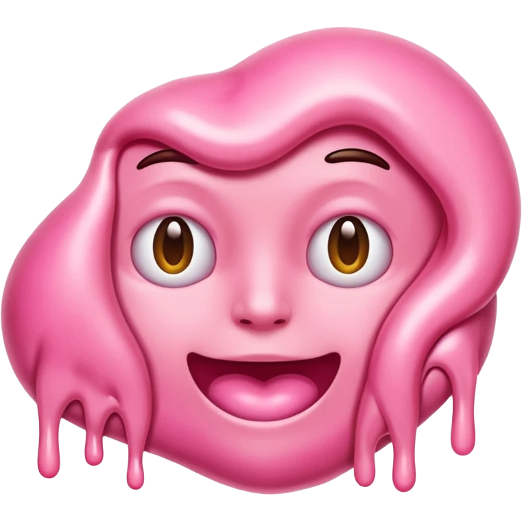 metamorphizing melted skin human emoji emoji