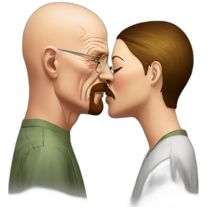 Walter white kiss jessie pinkman emoji