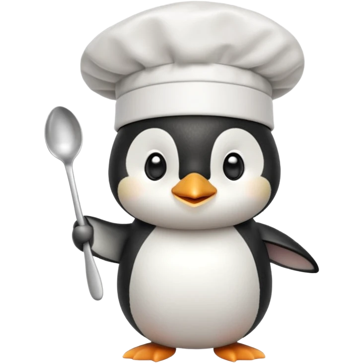 pinguin cuisinier emoji