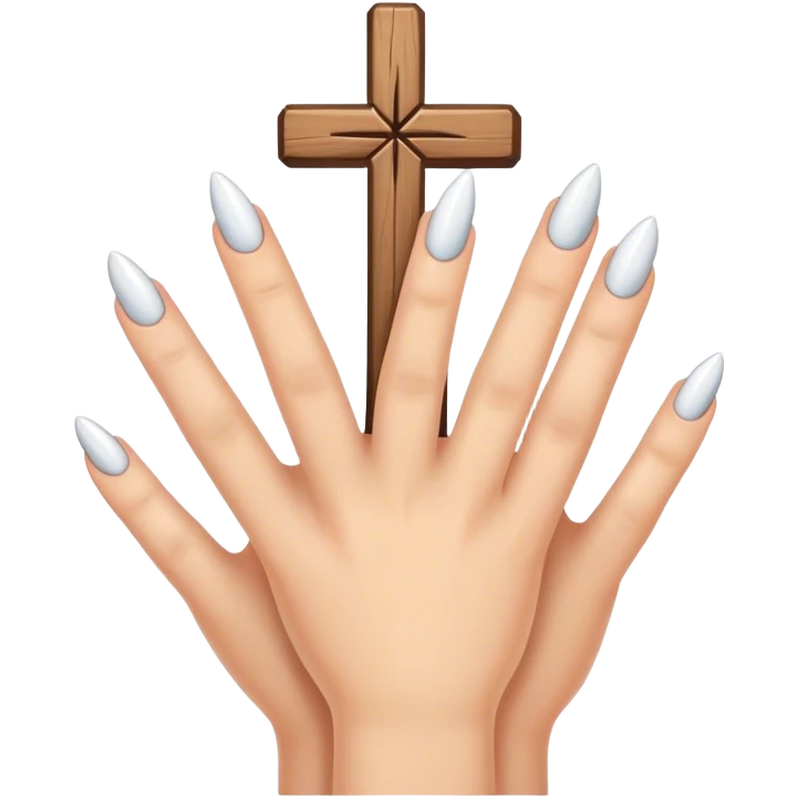 Nails from the cross emoji