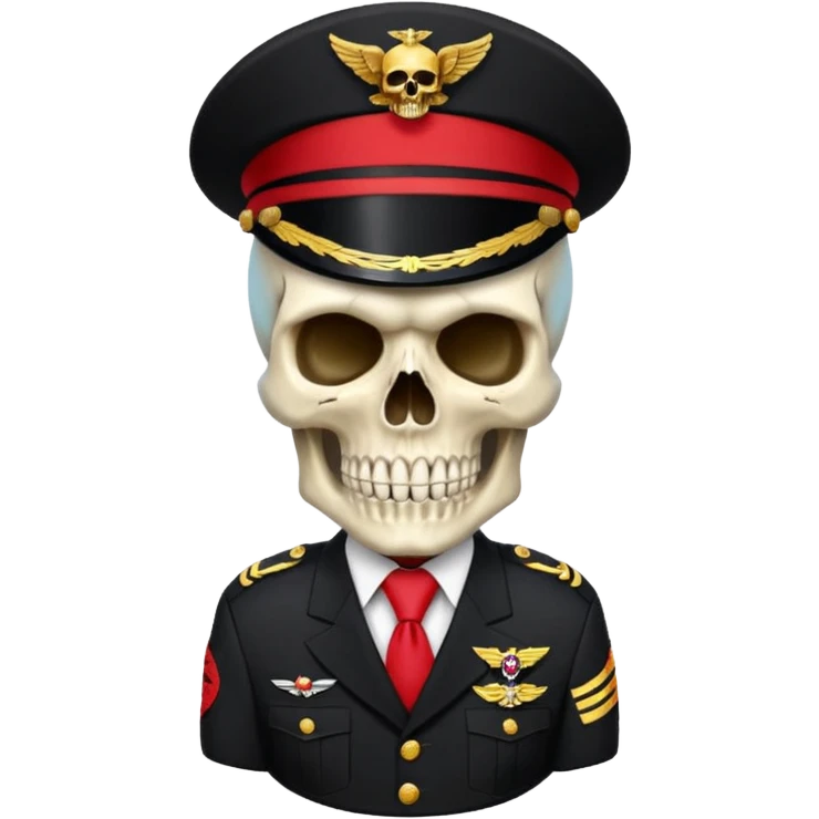 petty officer rank in black and red with a helldiver skull emoji