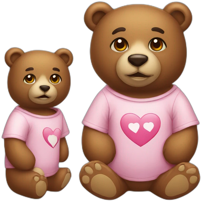 bear in love with boanca shirt emoji