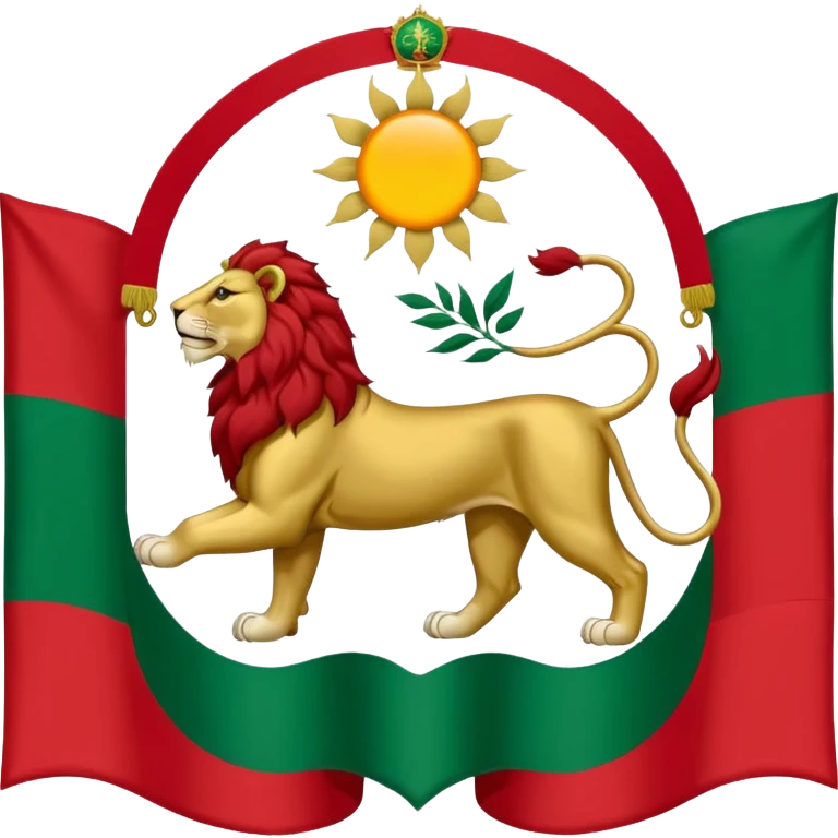 پرچم دوره پهلوی emoji