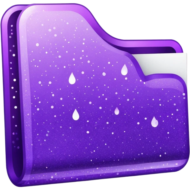 glitter documento confirmed purple mark emoji