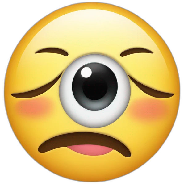 eye bags smiley emoji