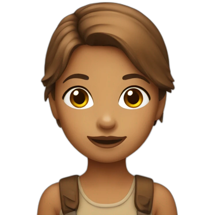 beaver girl emoji