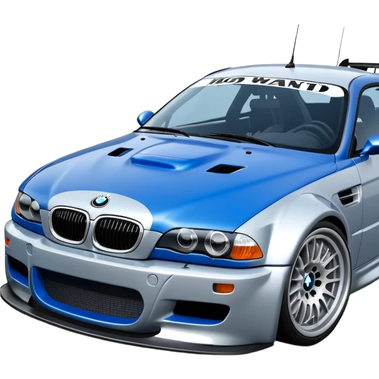 BMW M3 GT R E46 NEED FOR SPEED MOST WANTED'TAKI MAVI GÜMÜŞ  emoji