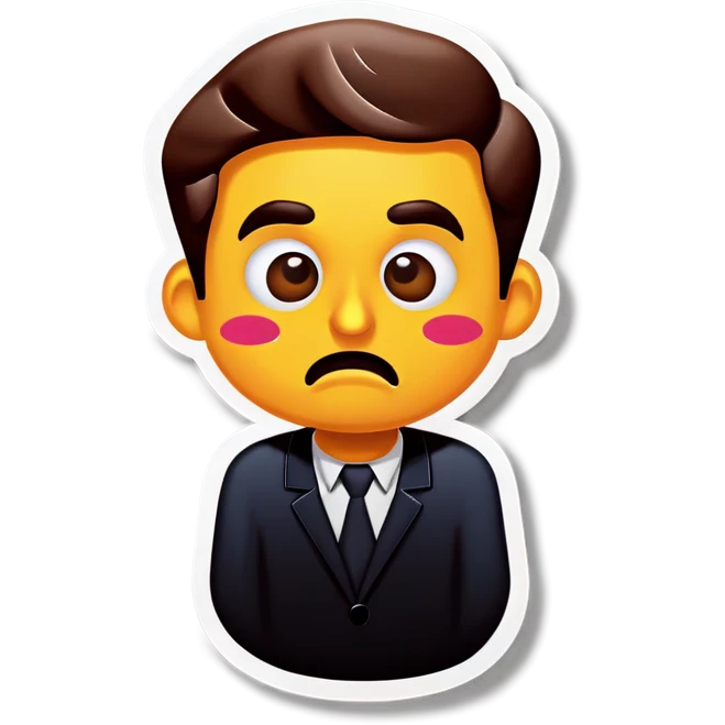 Emoji thinking very confused emoji