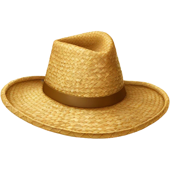 Straw hat emoji