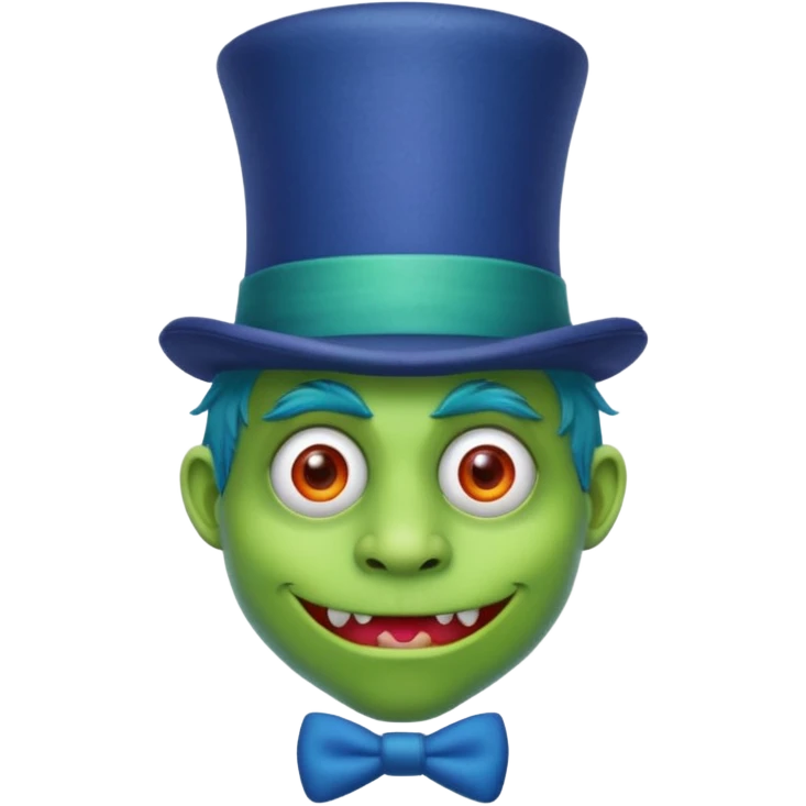 monster with hat emoji