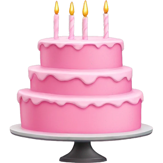Pink cake emoji