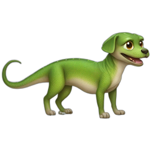 dog lizard emoji