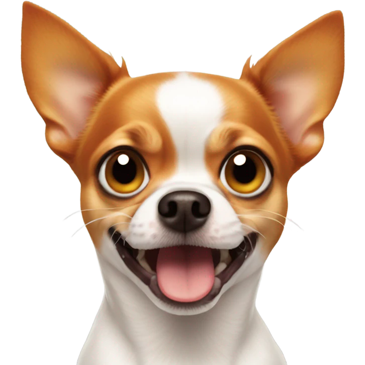 Angry redhead chihuahua emoji