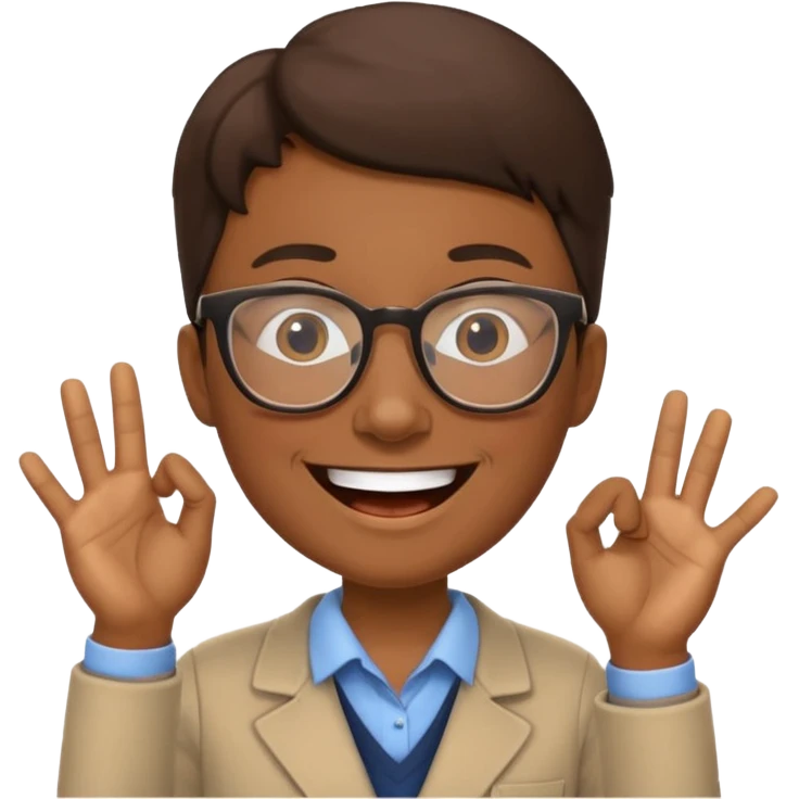 Ich bin Deutschlehrer und sehr begeistert, zu unterrichten emoji