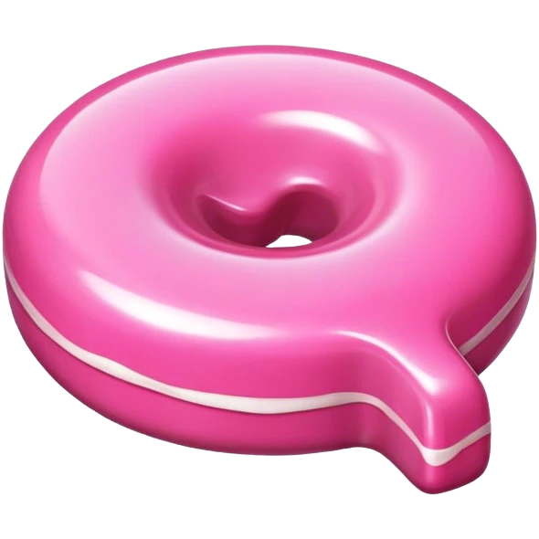 Pink candy emoji