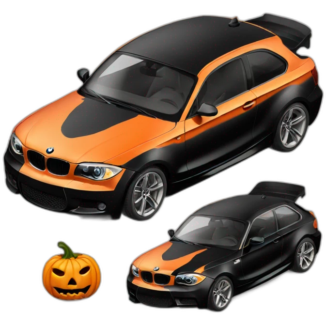 BMW 135 I halloween emoji
