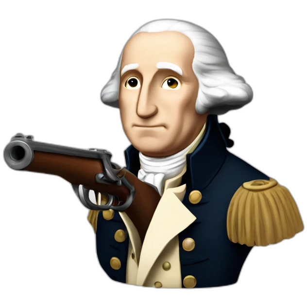 George Washington rifle emoji