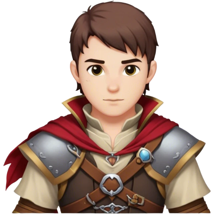 DnD character and his full outfit emoji