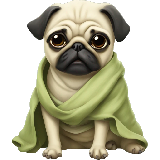 Yoda pug emoji