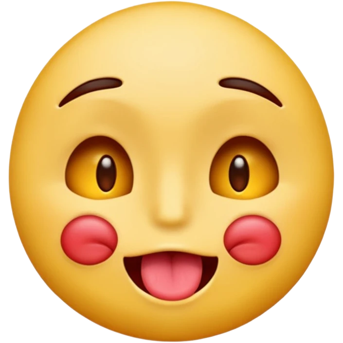 a emoji with its eyes closed, with a red X inits eyes, and its tongue out emoji