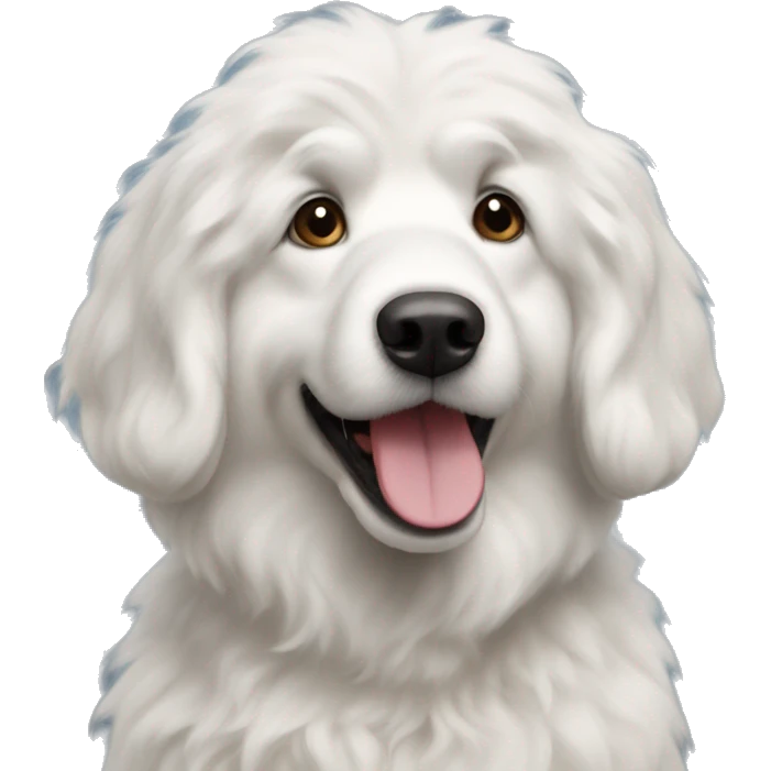 Great Pyrenees’s poodle mix emoji