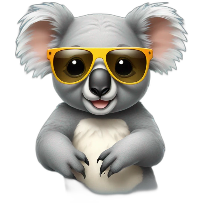 koala wearing sunglasses emoji