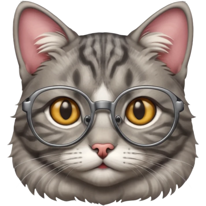 cat with glasses  emoji