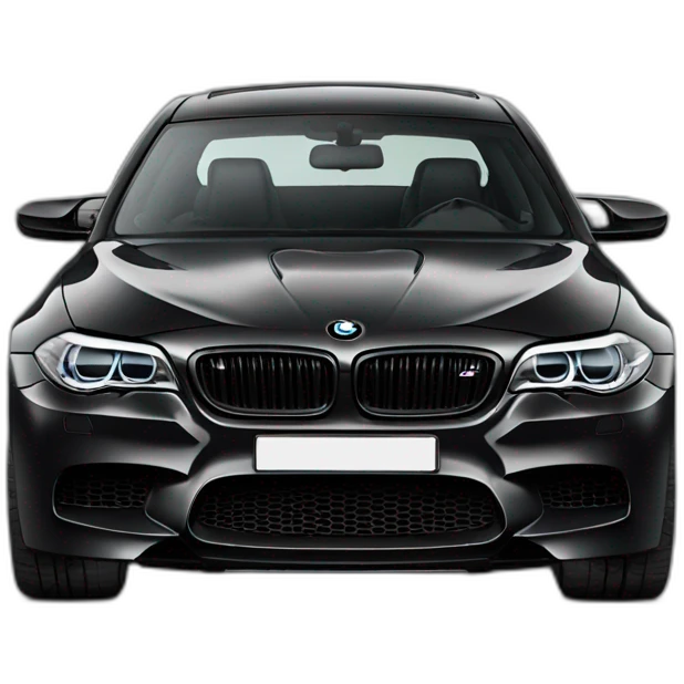 Bmw m5 noir emoji