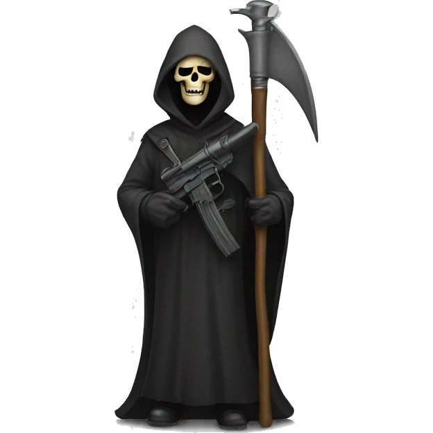 Military grim reaper emoji