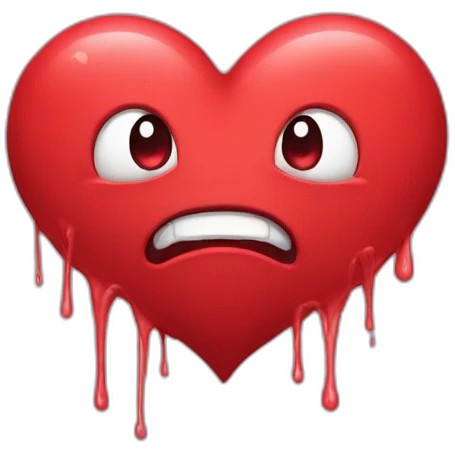 Beating heart emoji