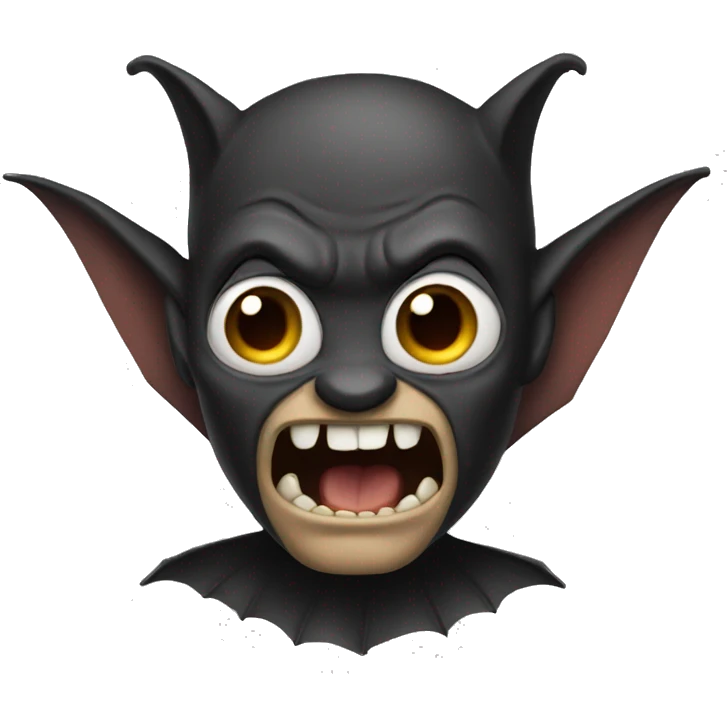 man bat  emoji