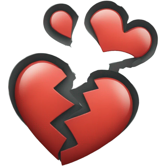 a broken heart emoji