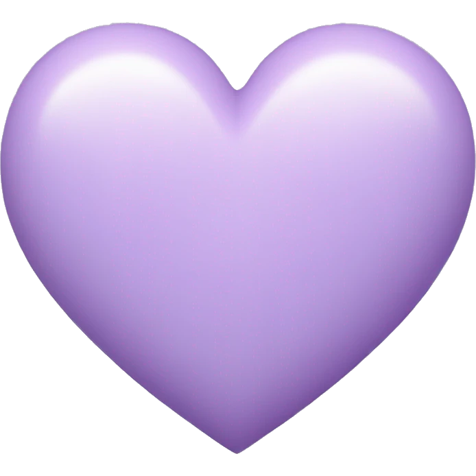 Pastel Purple Heart emoji