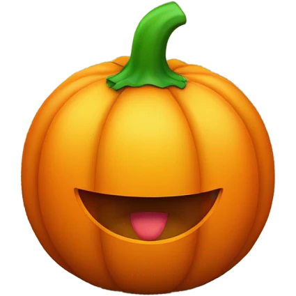 Cute pumpkin  emoji
