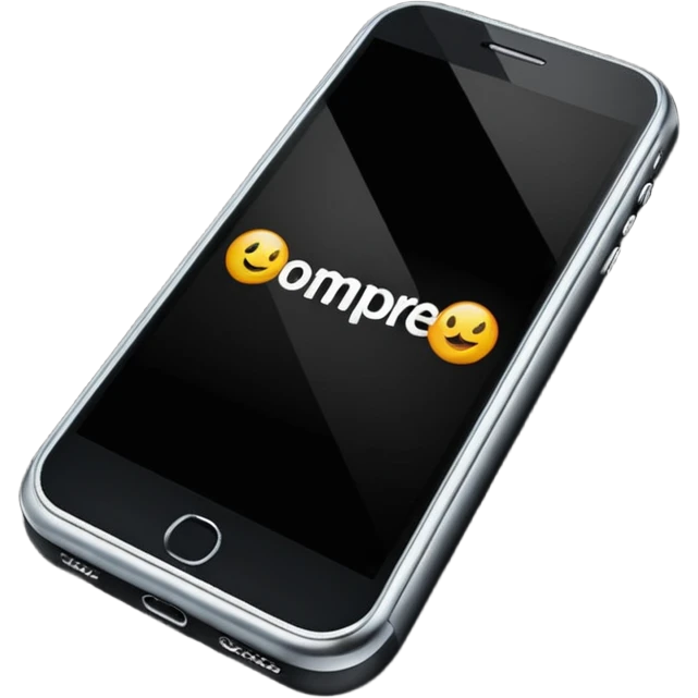 Quero uma desenho de celular e em baixo quero uma frase escrita ass vendendo esse celular em português emoji