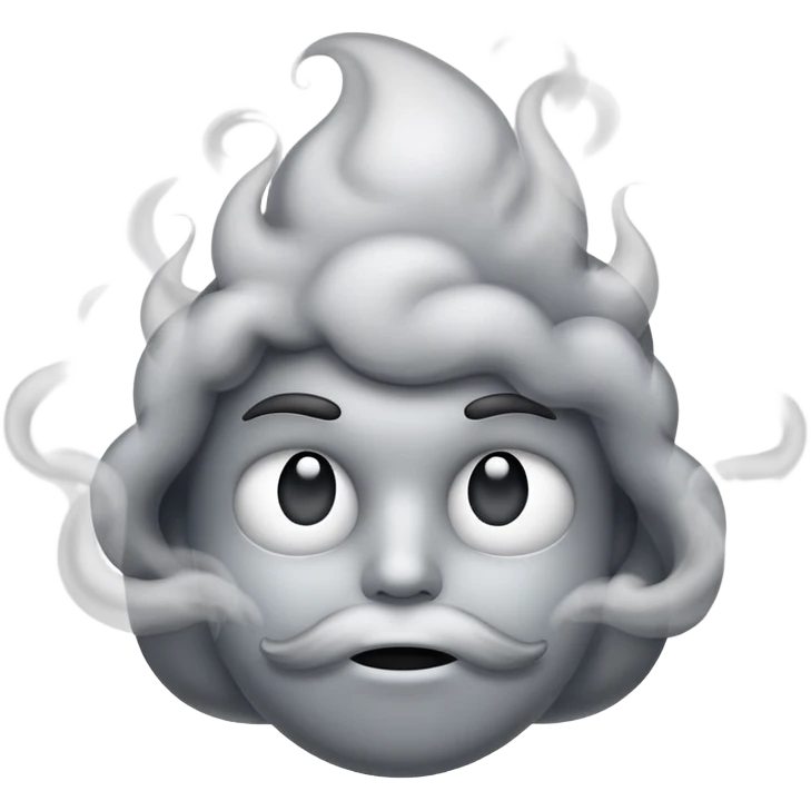 Head full smok emoji