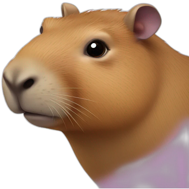Violet capybara  emoji