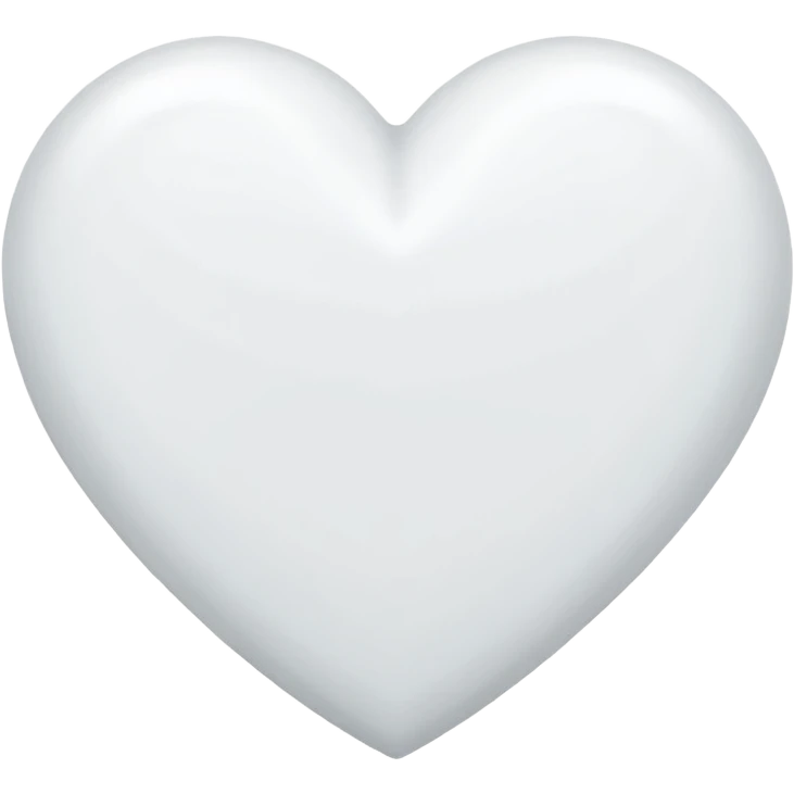 white heart emoji