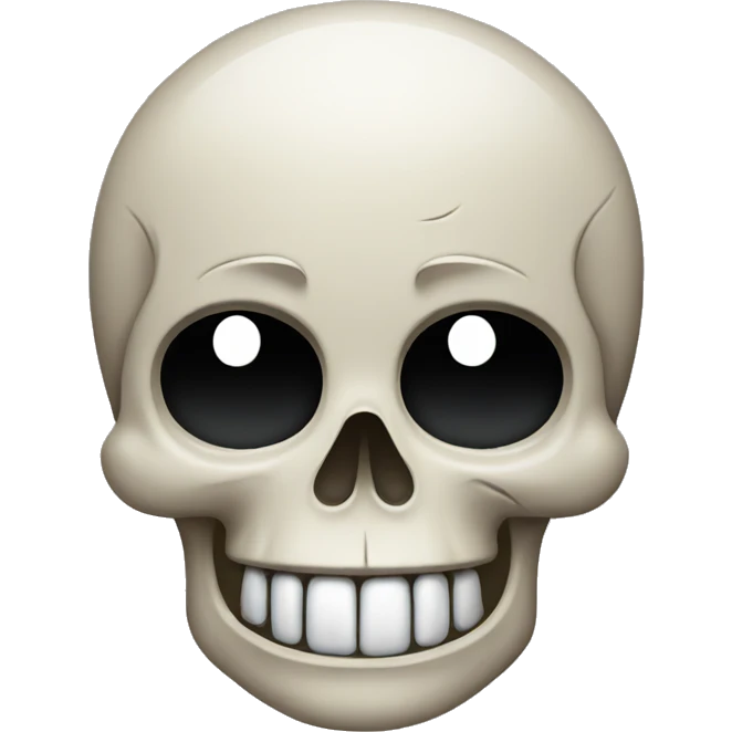 Crying skull emoji